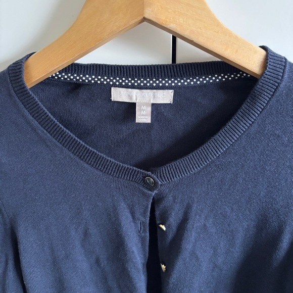 Banana Republic Navy Blue Women's Cardigan - Picture 3 of 5